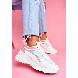 BUGO 878 zapatillas deportivas de mujer rosa y blanco rosado multicolor