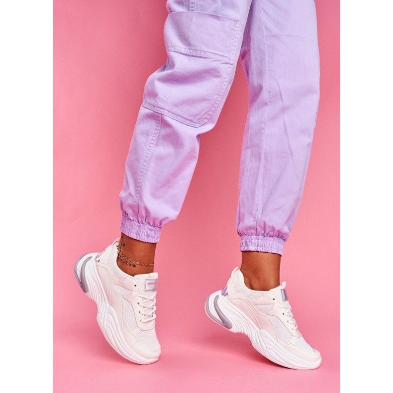 SEA Zapatos deportivos blancos para mujer BL205 multicolor