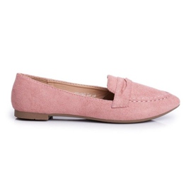 BUGO Mocasines mujer ante rosa CH-1M6-20