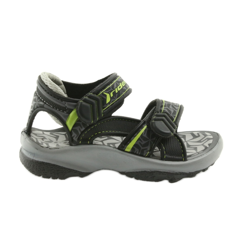 Rider Sandalias negras y grises del jinete al agua 80608 para velcro negro Rider Sandalias negras y grises del jinete al agua 80608 para velcro negro