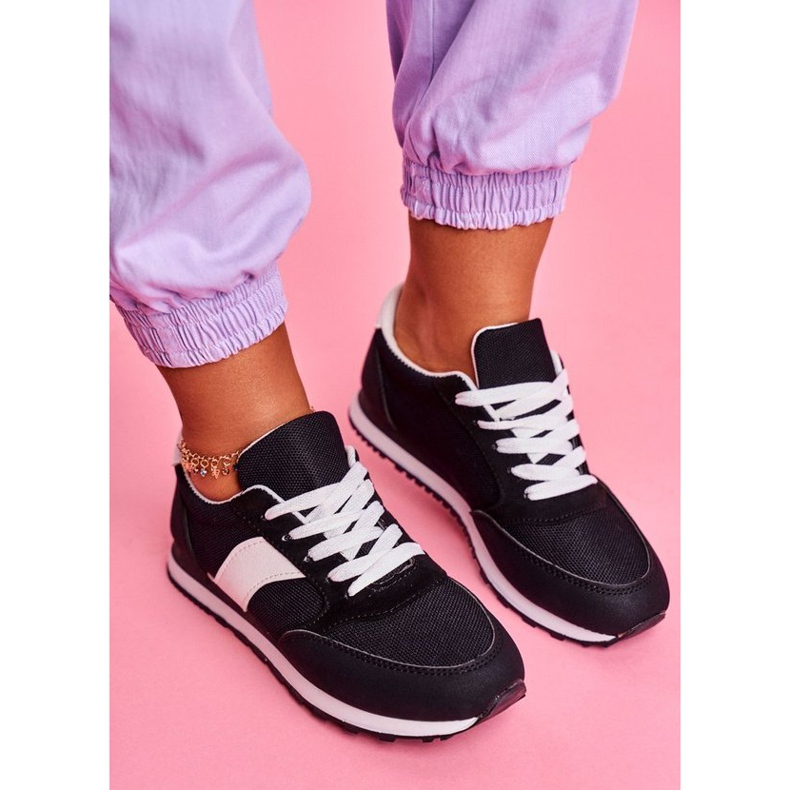 SEA Zapatilla deportiva mujer negra BL189 negro