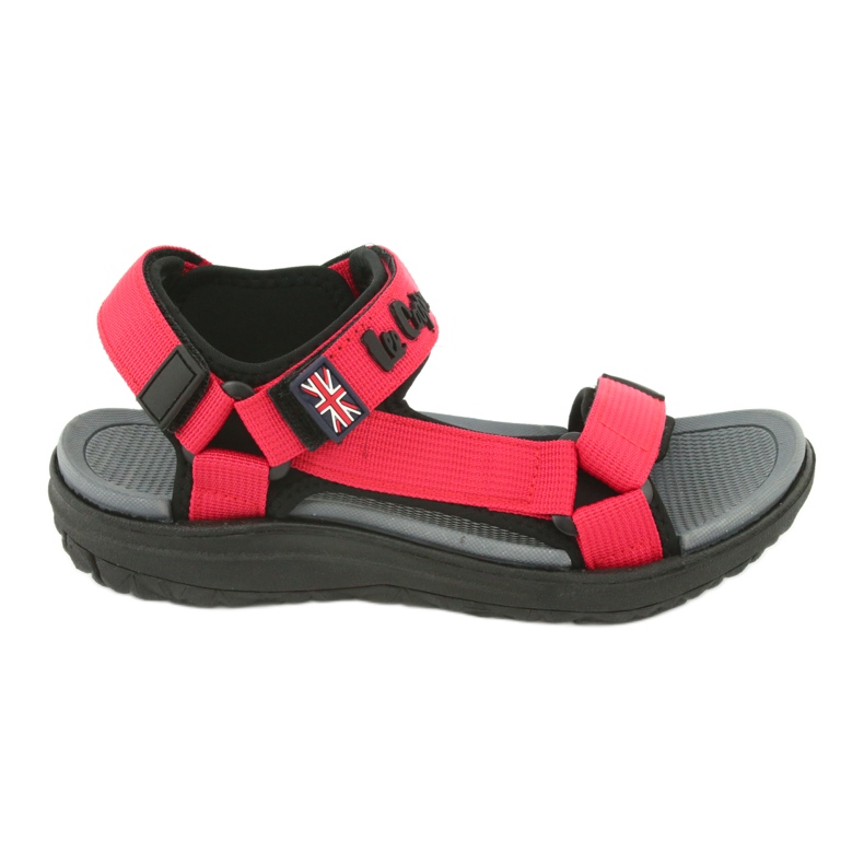 Sandalias con inserto de espuma Lee Cooper LCW-20-34-014 negro rojo