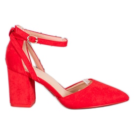 Seastar Bombas de gamuza con estilo rojo