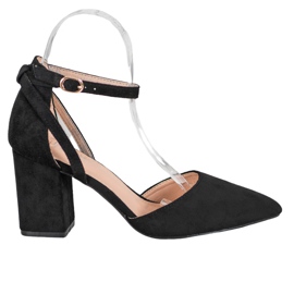 Seastar Bombas de gamuza con estilo negro