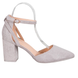 Seastar Bombas de gamuza con estilo gris