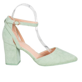 Seastar Bombas de gamuza con estilo verde