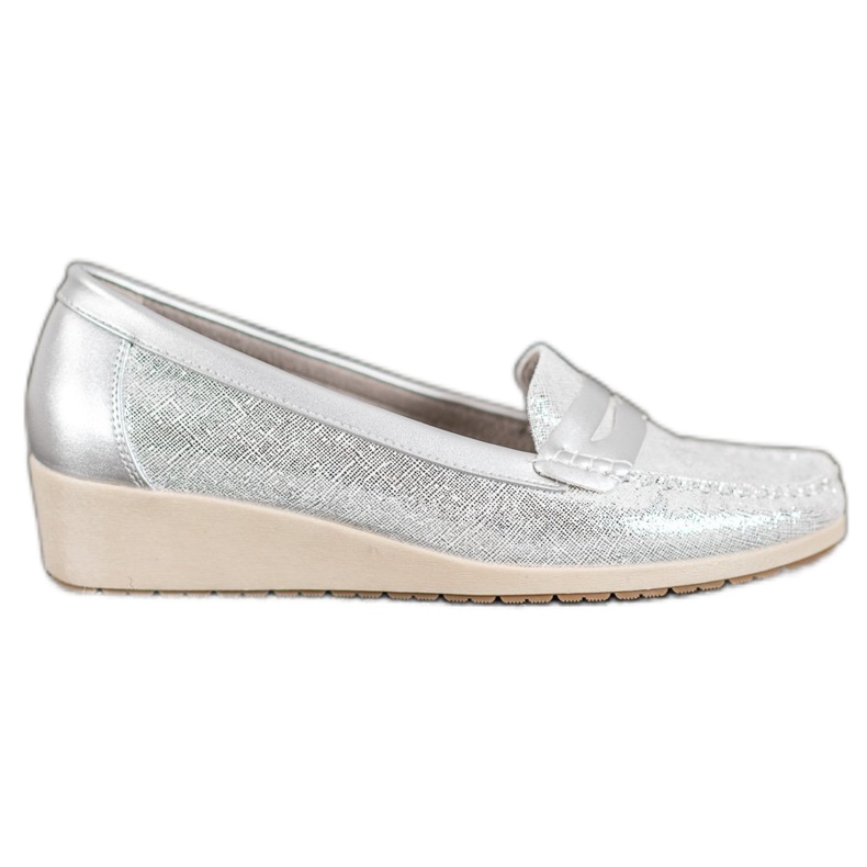 Comer Mocasines con estilo en la plataforma gris Comer Mocasines con estilo en la plataforma gris