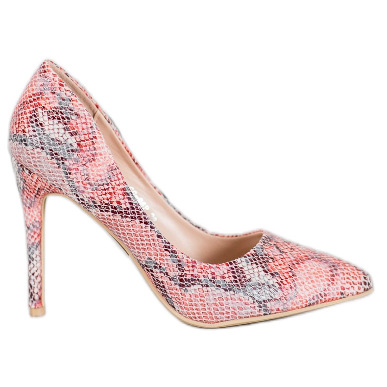 Seastar Tachuelas con estampado de leopardo multicolor