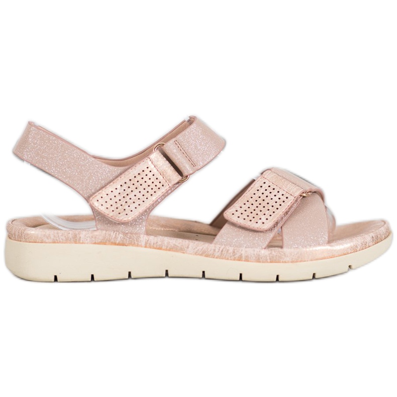 Sandalias Velcro VINCEZA rosado