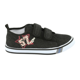 Deportivas velcro Atletico jeans negro