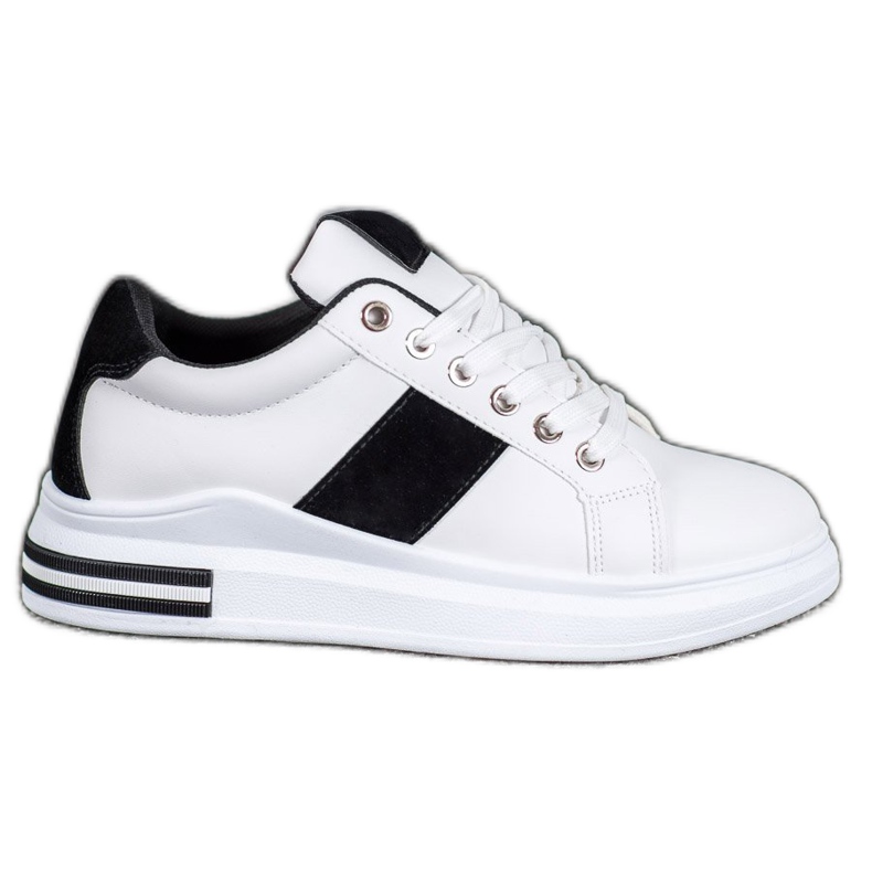 SHELOVET Calzado deportivo con cordones blanco SHELOVET Calzado deportivo con cordones blanco