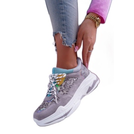 FRANA Calzado deportivo gris para mujer, zapatillas FY229-1