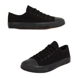 Zapatillas de mujer clásicas negras XL03 ALL-BLACK (suela negra) negro