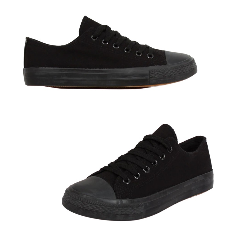 Zapatillas de mujer clásicas negras XL03 ALL-BLACK (suela negra) negro