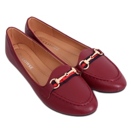 Mocasines Claret 9F177 Burdeos rojo