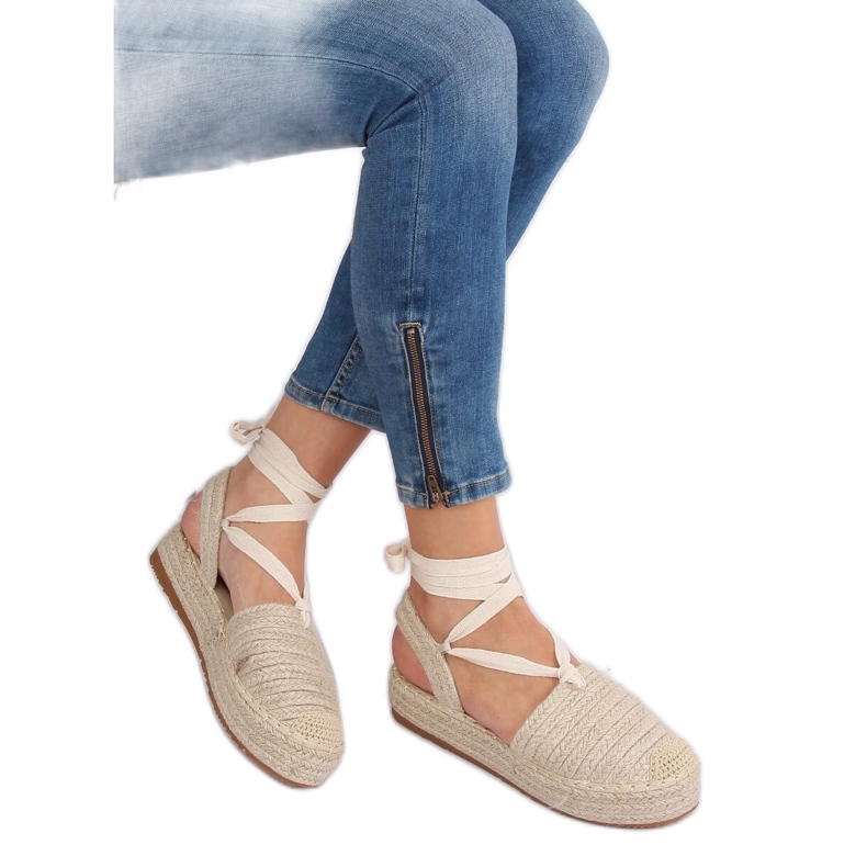Sandalias de mujer alpargatas beige TU139P Beige Sandalias de mujer alpargatas beige TU139P Beige