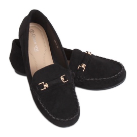 Mocasines de mujer negros 22-7 Negro