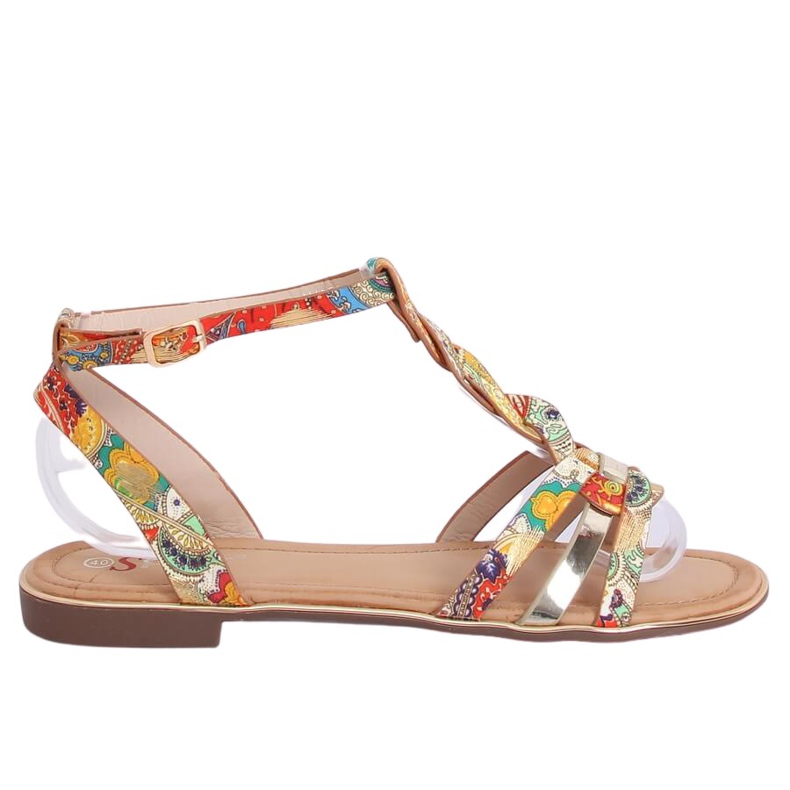 Sandalias de mujer naranja JH128P Flower Orange