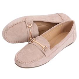 Mocasines beige mujer 99-01A Beige