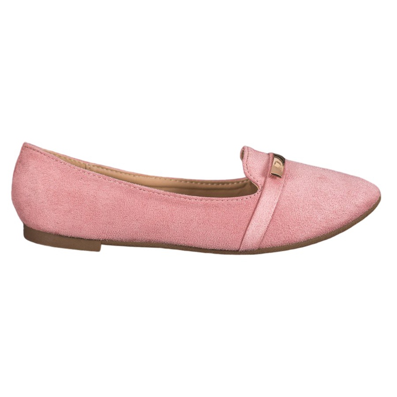 SHELOVET Bailarina rosa con adorno rosado