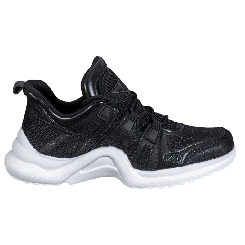 RTX WALK Zapatillas negras con purpurina negro