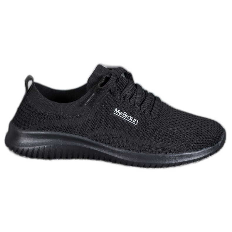 SHELOVET Zapatos textiles atados negro