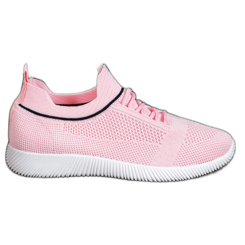 SHELOVET Zapatos deportivos rosas rosado