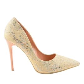 Tacones clásicos rosas GH-2510 rosado multicolor Tacones clásicos rosas GH-2510 rosado multicolor