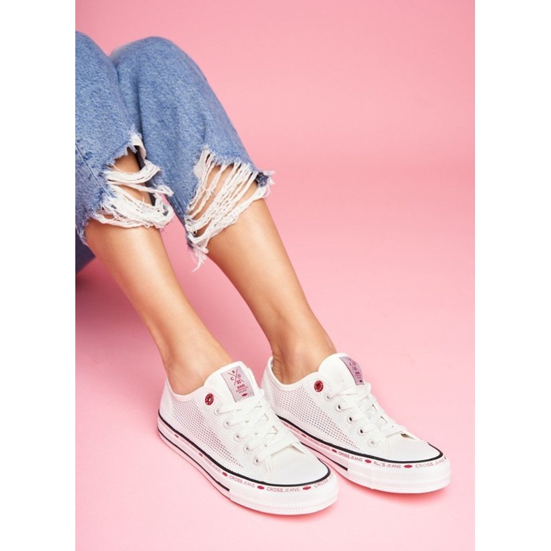 Zapatillas de Mujer Cross Jeans White Mesh FF2R4016C blanco