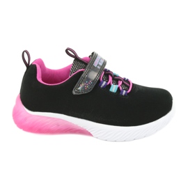 Zapatillas deportivas American Club ES14 rosa negro violeta rosado