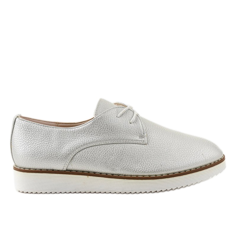 Zapatos de jazz plateados clásicos XC6819-2 plata gris Zapatos de jazz plateados clásicos XC6819-2 plata gris