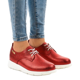 Zapato clásico rojo mate XC672-2