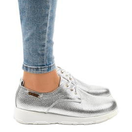 Zapato clásico plata mate XC672-1 gris