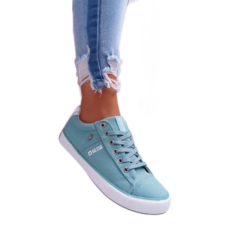 Zapatillas de mujer menta Big Star DD274351 verde