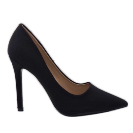 Tacones negros clasicos 4014