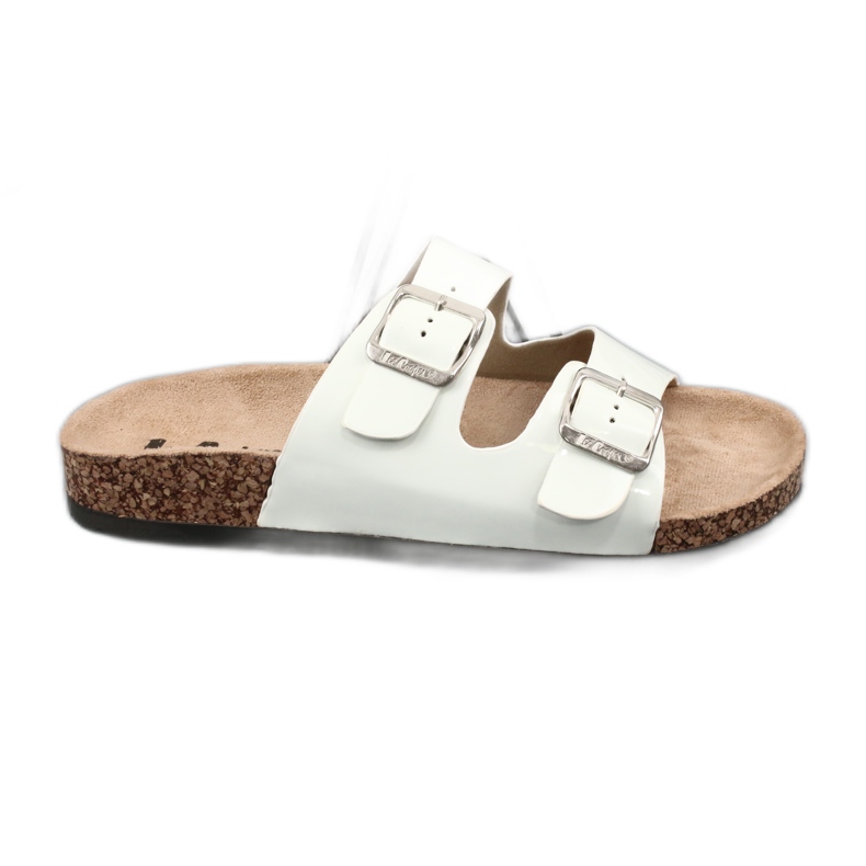 Zapatillas blancas anatómicas lacadas Lee Cooper 1043-5 blanco
