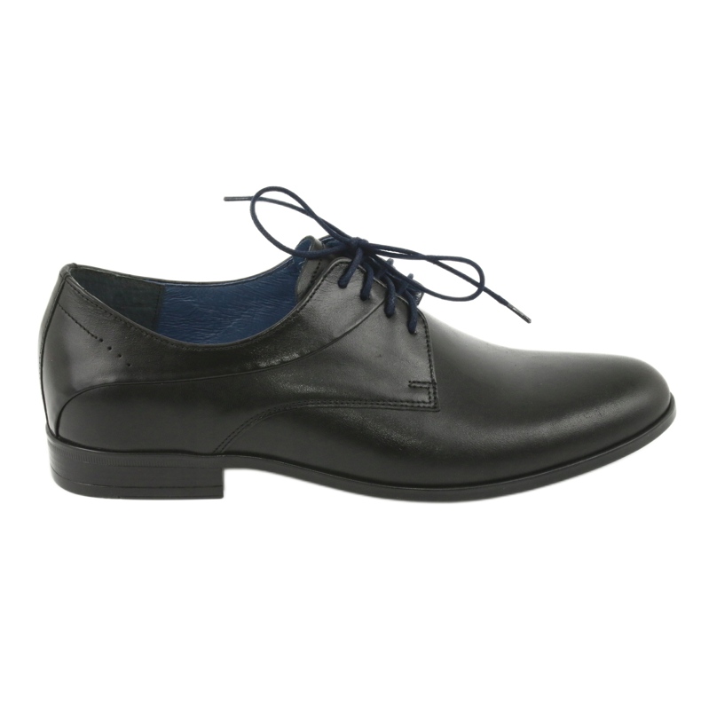 Nikopol Zapatos de cuero negro 1736