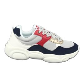 Lee Cooper W-1275 Mujeres blanco rojo marina gris multicolor Lee Cooper W-1275 Mujeres blanco rojo marina gris multicolor