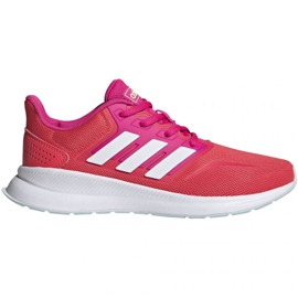 Zapatillas Adidas Runfalcon K Jr EG2550 rojo rosado