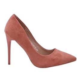 Zapatos clásicos rosas de ante ecológico YJS82188