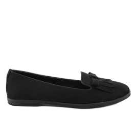 Mocasines lordsy de ante ecológico negro 2358