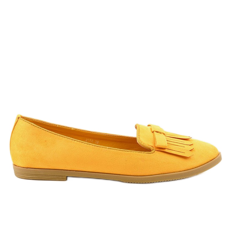 Mocasines lordsy de ante ecológico amarillo 2358