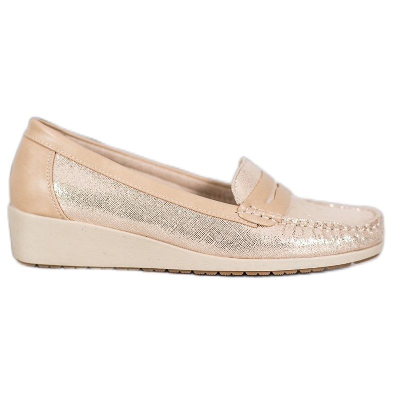 Comer Mocasines con estilo en la plataforma amarillo Comer Mocasines con estilo en la plataforma amarillo