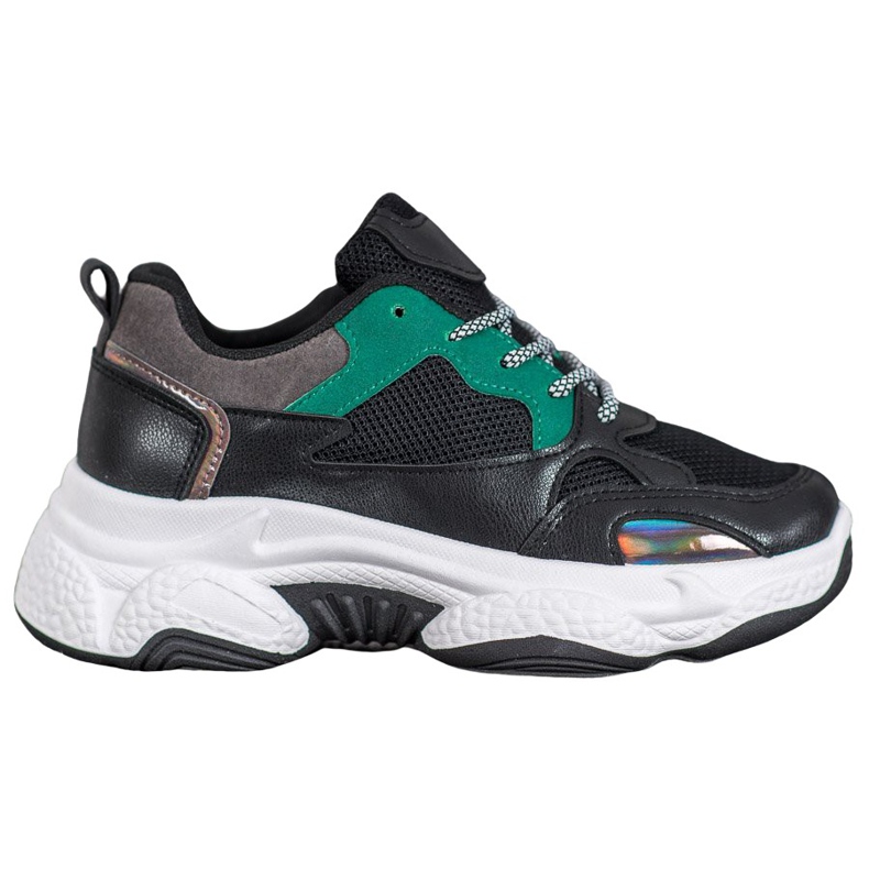 SHELOVET Zapatillas deportivas negras negro