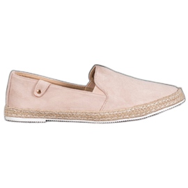 SHELOVET Alpargatas clásicas en polvo rosado