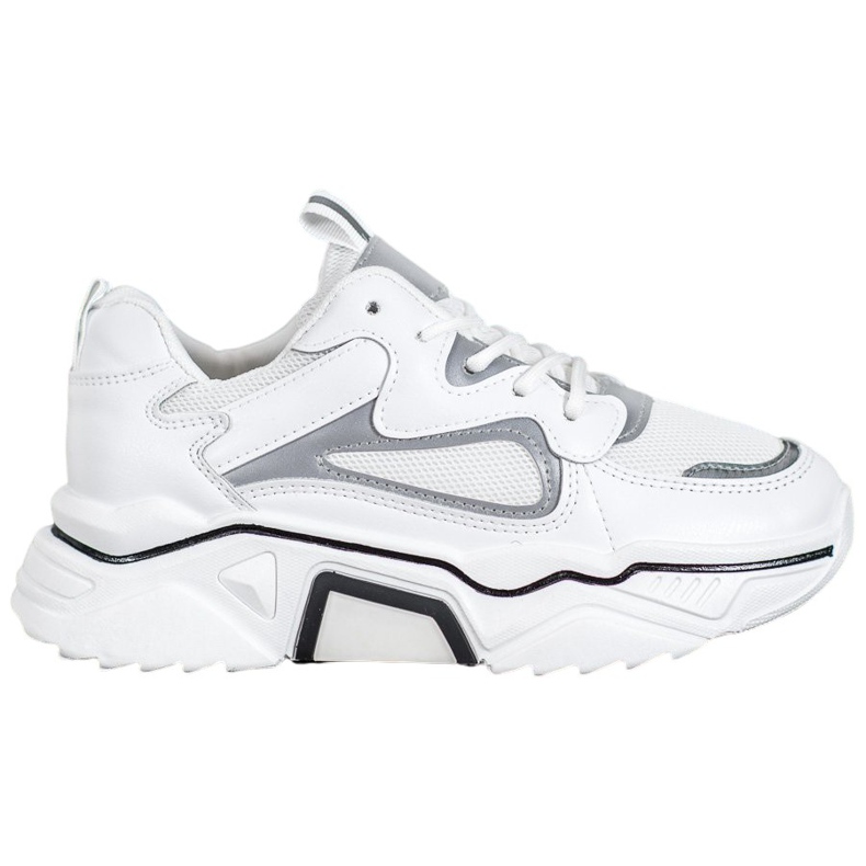 Weide Zapatillas de deporte de moda con malla blanco Weide Zapatillas de deporte de moda con malla blanco