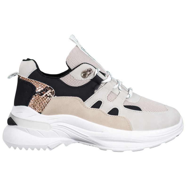 Weide Zapatillas de moda Love marrón negro multicolor