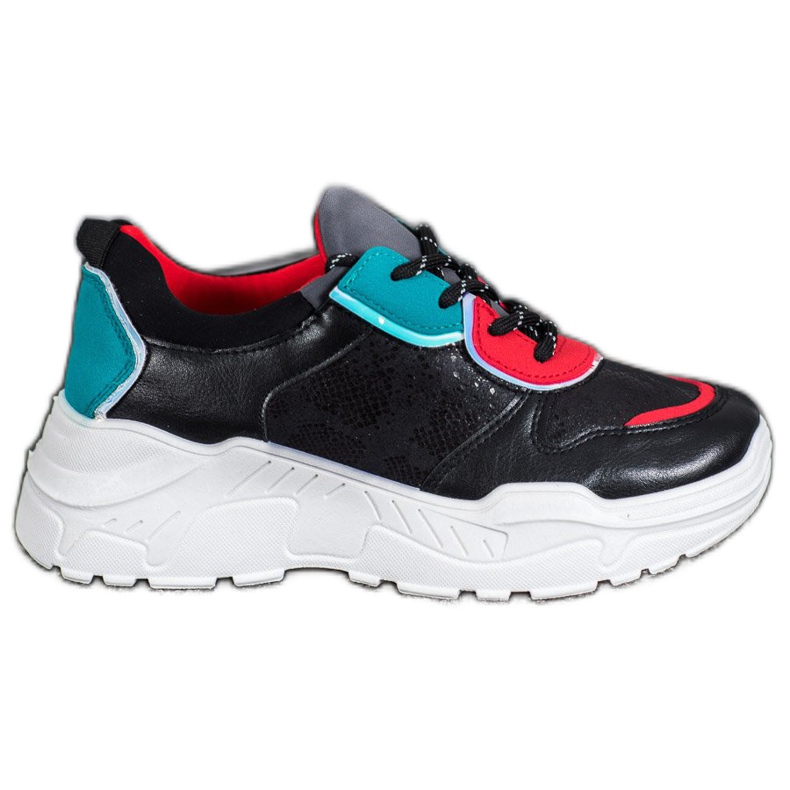 SHELOVET Zapatillas de moda negro