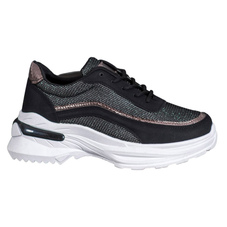 SHELOVET Calzado deportivo de moda negro