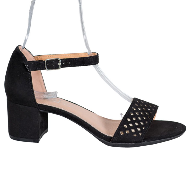 Filippo Sandalias elegantes con tacones altos negro